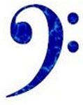 Bass Clef Blue